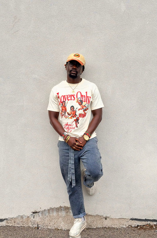 Lovers Only Tee (Beige)