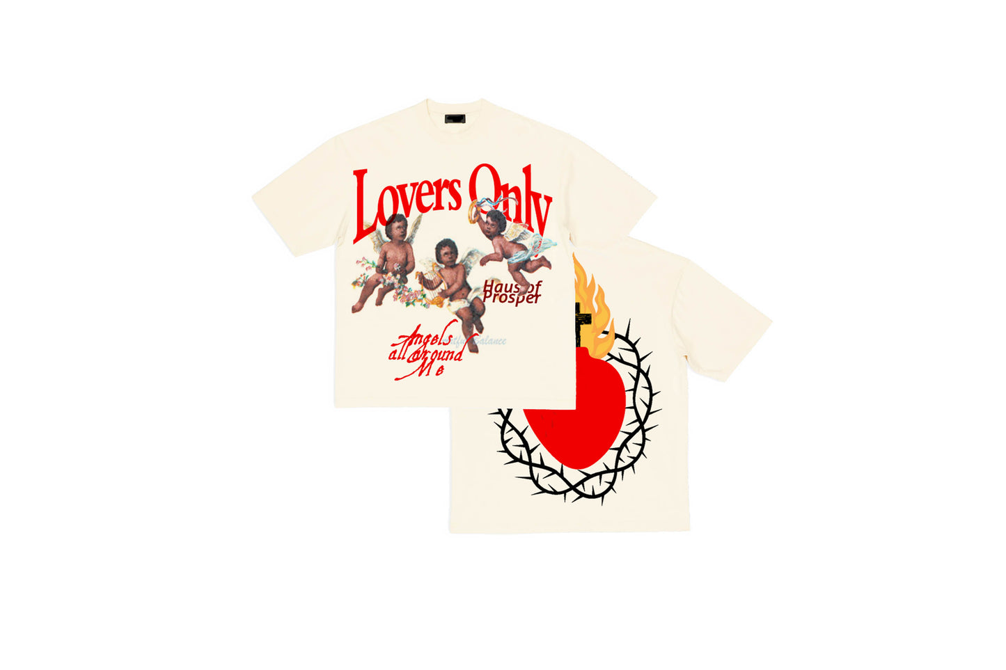 Lovers Only Tee (Beige)